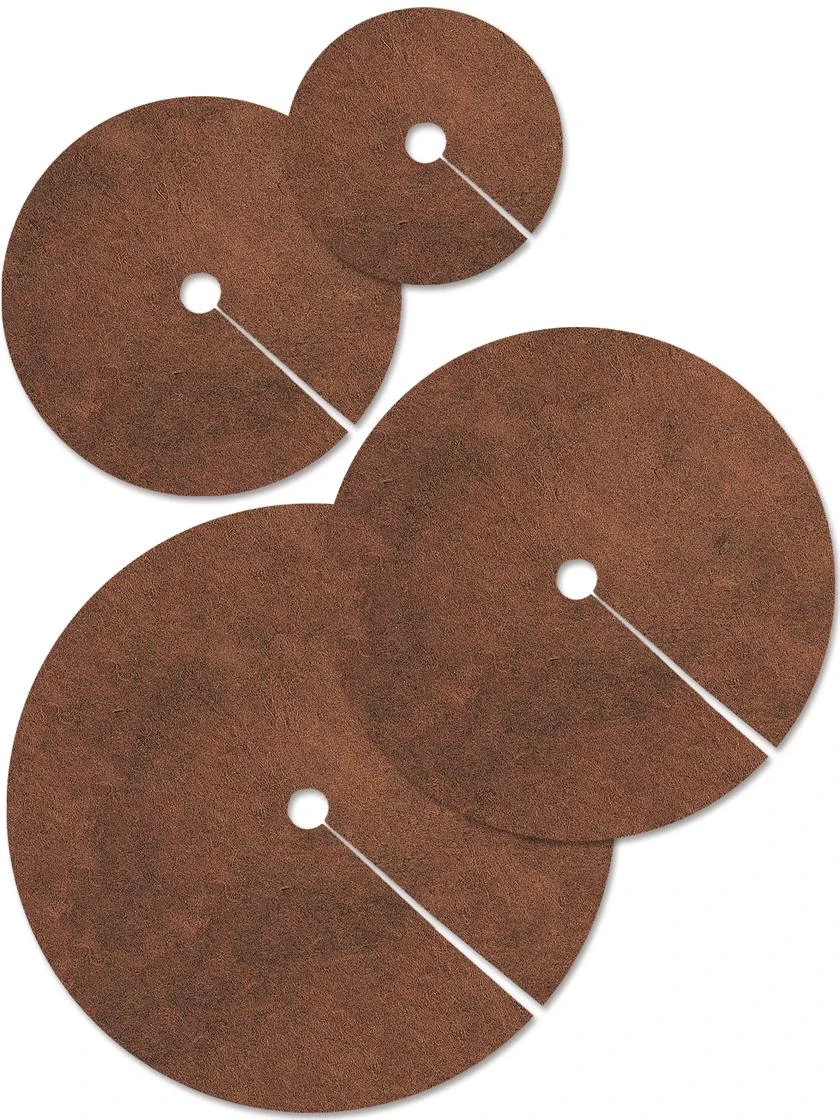 Coco Coir Tree Rings, Set Of 2 - Image 2