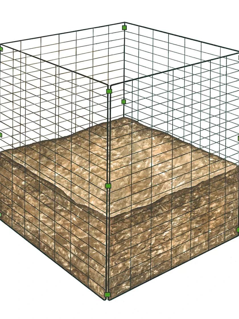 Single Bin Wire Composter