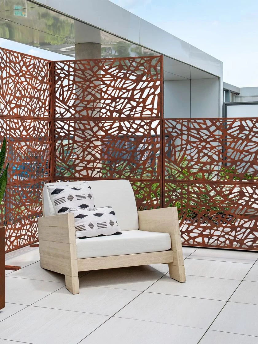 Veradek 2-Panel Privacy Screen Set, Web - Image 3