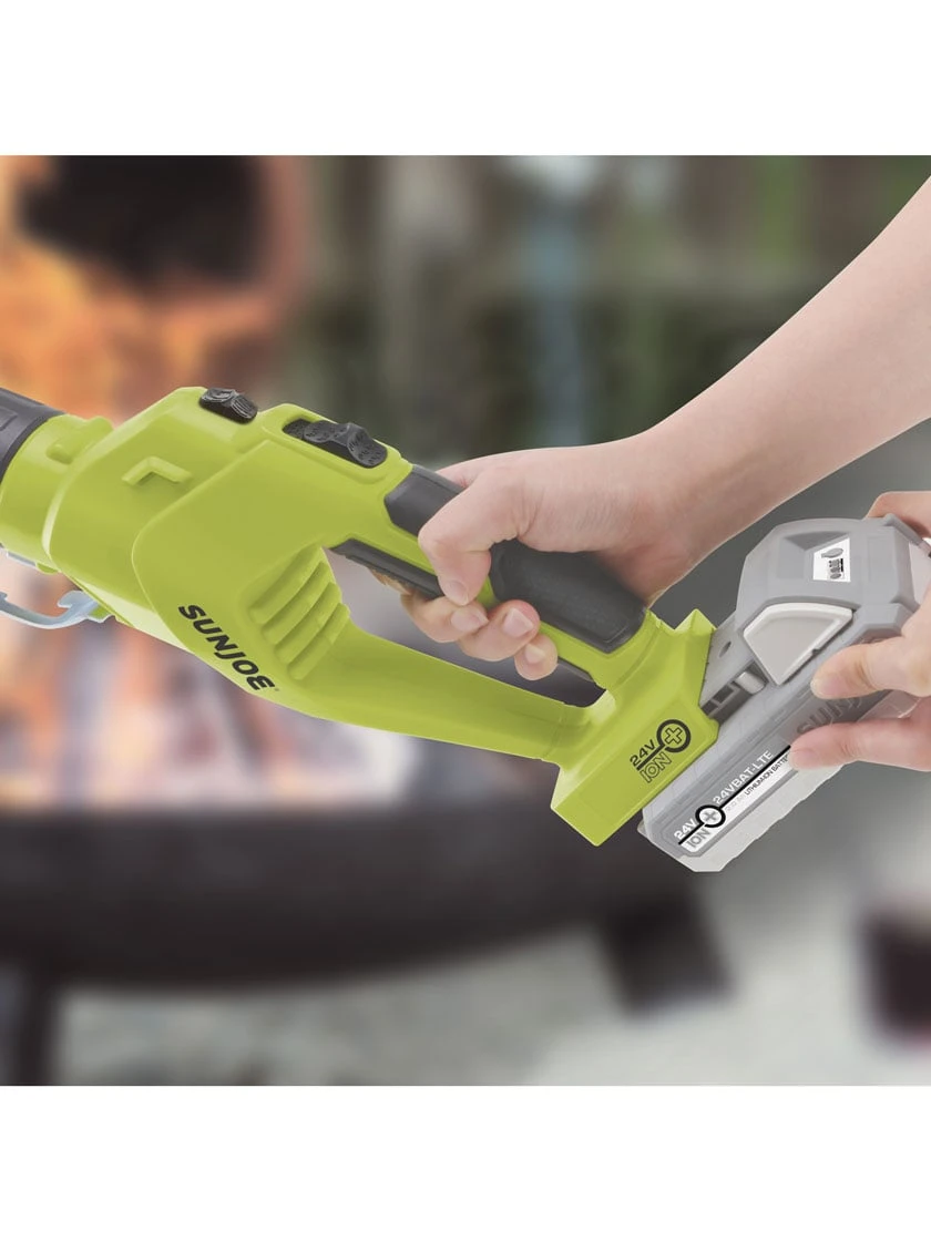 Sun Joe® 24-Volt 2.0Ah Cordless Elec. 1292-Degree Fire Starter, For Charcoal Grills - Image 6