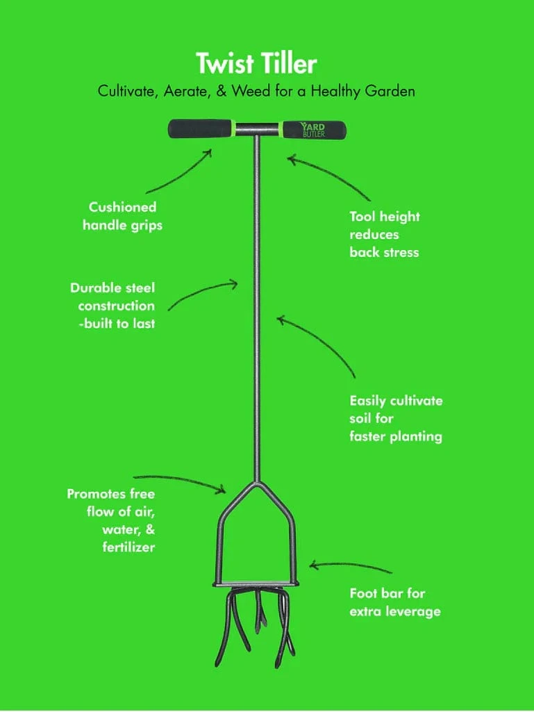 Yard Butler® Twist Tiller - Image 3