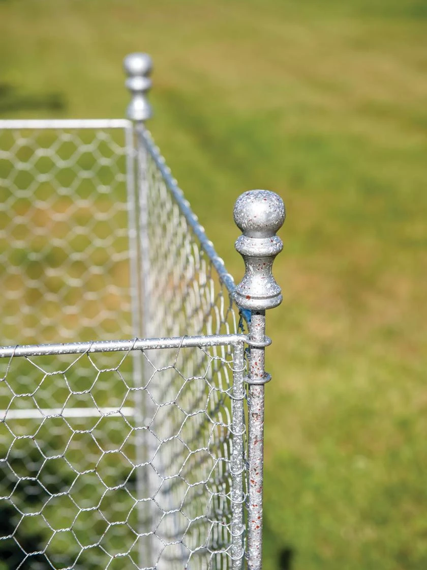 Tall Chicken Wire Critter Fence With Gate - Image 6